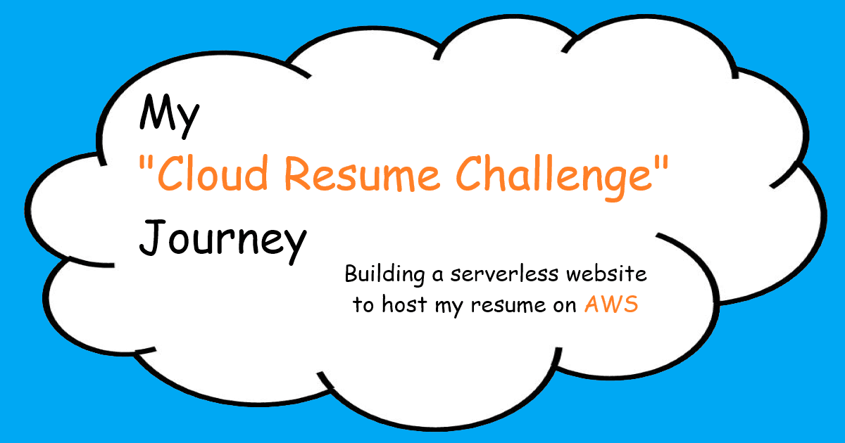 My "Cloud Resume Challenge" Journey